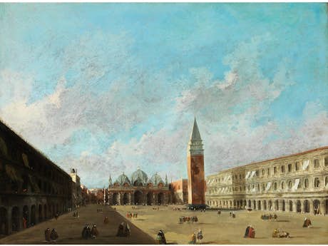 Francesco Guardi, 1764 Venedig – 1835 ebenda, Schule